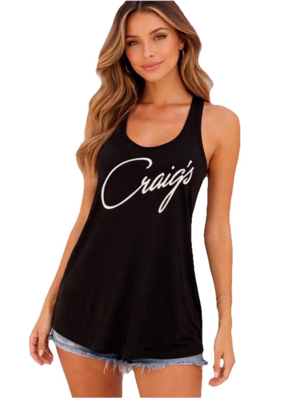 Sol Angeles Craig’s Women’s Black Tank Top Size Medium